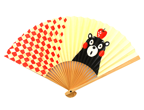 【公式】くまモン(コラボレーション扇子)|京扇子製造・販売【白竹堂】
